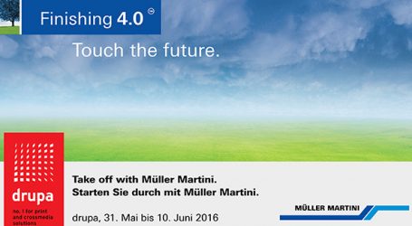 Müller Martini zeigt auf 
der drupa 2016 Finishing 4.0