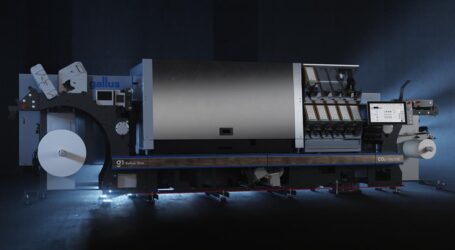 Digitale Inkjet-Etikettendruckmaschine von Gallus