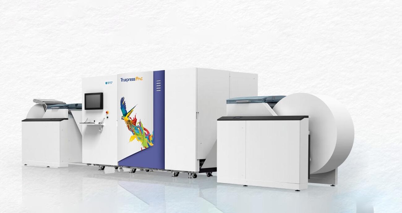 Inkjet-Druckmaschine für papierbasierte Verpackungen