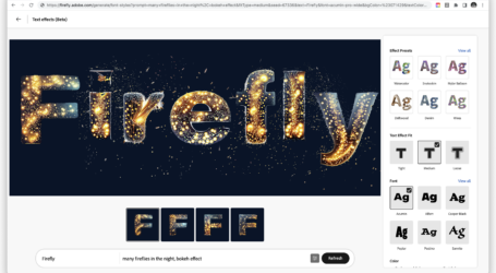 Firefly: Eine Kollektion kreativer, generativer KI-Modelle